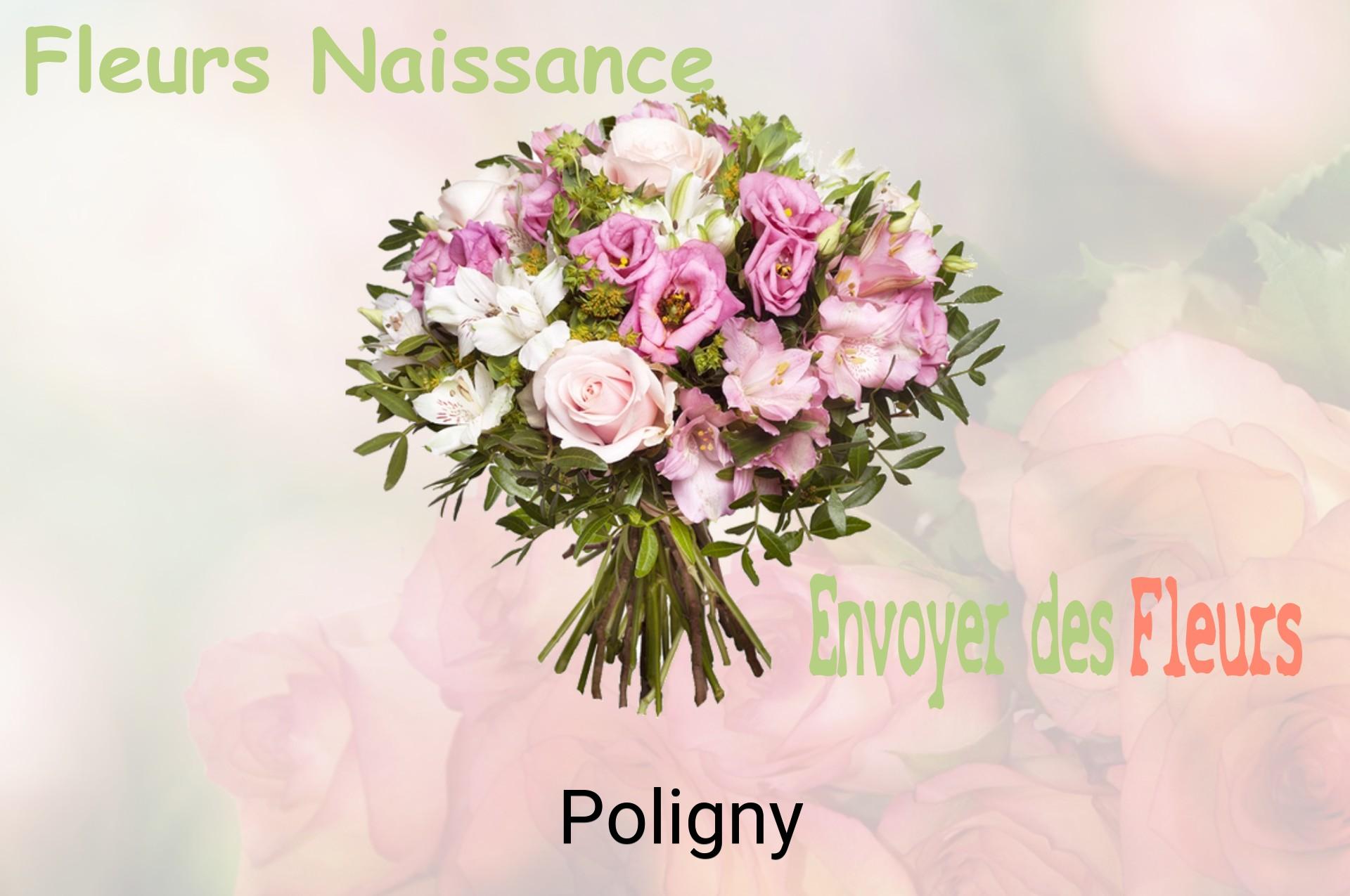 Bouquet de fleurs de naissance livré à Poligny